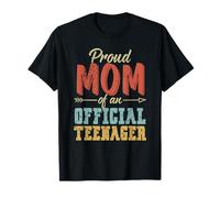 Proud Mom of Official Teenager 13th Birthday 13 Years Old Camiseta