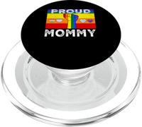Proud Mommy LGBTQ Rainbow Flag Mom LGBT Pride Month PopSockets PopGrip para MagSafe