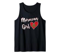 Proud Moroccan Girl Morocco Flag Moroccan Girlfriend Wife Camiseta sin Mangas