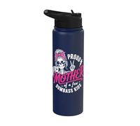 Proud Mother Of A Few Dumbass Kids Funny Mom Stainless Steel Insulated Water Bottle