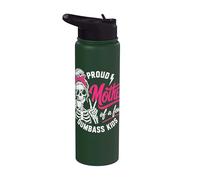 Proud Mother Of A Few Dumbass Kids Funny Mom Stainless Steel Insulated Water Bottle