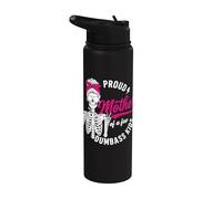 Proud Mother Of A Few Dumbass Kids Funny Mom Stainless Steel Insulated Water Bottle