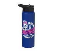 Proud Mother Of A Few Dumbass Kids Funny Mom Stainless Steel Insulated Water Bottle