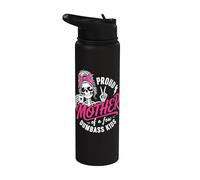 Proud Mother Of A Few Dumbass Kids Funny Mom Stainless Steel Insulated Water Bottle