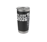 Proud Nanny of A 2026 Graduate Senior Nanny Grad Graduation Vaso térmico de acero inoxidable de doble pared