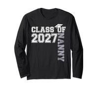 Proud Nanny of A 2027 Graduate Senior 2027 Grad Graduation Manga Larga