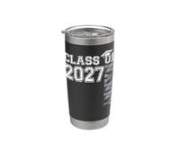 Proud Nanny of A 2027 Graduate Senior 2027 Grad Graduation Vaso térmico de acero inoxidable de doble pared