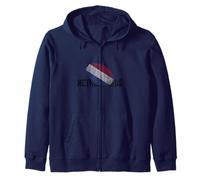 Proud Netherlands Identity Flag Fingerprint Heritage Gift Sudadera con Capucha