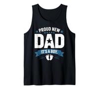 Proud New Dad It's A Boy le regala al padre que pronto será papá Camiseta sin Mangas