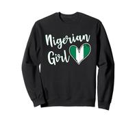 Proud Nigerian Girl Nigeria Flag Nigerian Girlfriend Wife Sudadera