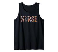 Proud Nurse Life Squad Cottagecore NP ER ICU Escuela de Enfermería Camiseta sin Mangas