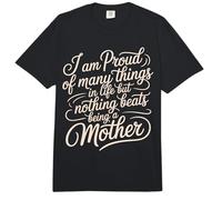 Proud of Many Things Nothing Beats Being A Mom - Comfort Colors Adult Heavyweight T-Shirt
