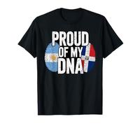 Proud of My DNA Argentinian Dominican Roots Argentina Camiseta