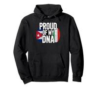 Proud of My DNA Cuban Italian Roots Cuba Italy Sudadera con Capucha