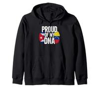 Proud of My DNA Cuban Venezuelan Roots Sudadera con Capucha