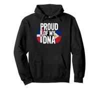 Proud of My DNA Dominican Filipino Roots Sudadera con Capucha