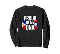 Proud of My DNA Filipino Lao Roots Laos Philippines Sudadera
