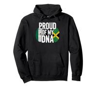 Proud of My DNA Half Mexican Jamaican Roots Mexico Jamaica Sudadera con Capucha