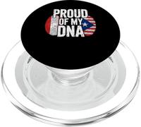 Proud of My DNA Peruvian Puerto Rican Roots PopSockets PopGrip para MagSafe