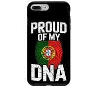 Proud of My DNA Portuguese Flag Heritage Portugal Roots Carcasa para iPhone 7 Plus/8 Plus