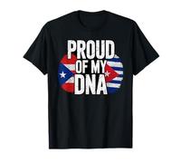 Proud of My DNA Puerto Rican Cuban Roots Camiseta