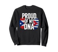 Proud of My DNA Puerto Rican Cuban Roots Sudadera
