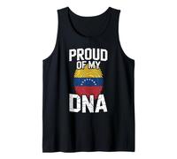 Proud of My DNA Venezuelan Roots Venezuela Camiseta sin Mangas