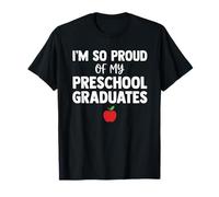 Proud of My Preschool Graduates Graduation Camiseta