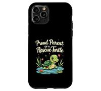 Proud Parent of a Rescue Turtle Cute Animal Lover Carcasa para iPhone 11 Pro