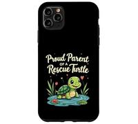 Proud Parent of a Rescue Turtle Cute Animal Lover Carcasa para iPhone 11 Pro Max