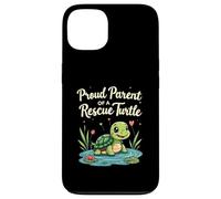 Proud Parent of a Rescue Turtle Cute Animal Lover Carcasa para iPhone 13