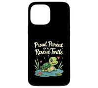 Proud Parent of a Rescue Turtle Cute Animal Lover Carcasa para iPhone 13 Pro Max