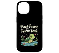 Proud Parent of a Rescue Turtle Cute Animal Lover Carcasa para iPhone 14