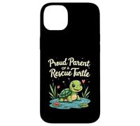Proud Parent of a Rescue Turtle Cute Animal Lover Carcasa para iPhone 14 Plus
