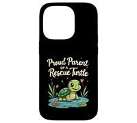 Proud Parent of a Rescue Turtle Cute Animal Lover Carcasa para iPhone 14 Pro