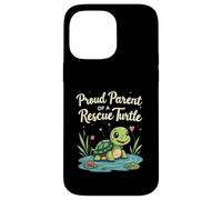 Proud Parent of a Rescue Turtle Cute Animal Lover Carcasa para iPhone 14 Pro Max