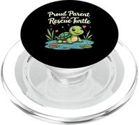 Proud Parent of a Rescue Turtle Cute Animal Lover PopSockets PopGrip para MagSafe