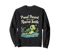 Proud Parent of a Rescue Turtle Cute Animal Lover Sudadera