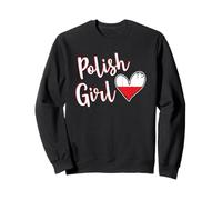 Proud Polish Girl Poland Flag Polish Girlfriend Wife Sudadera