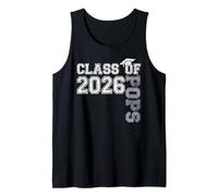 Proud Pops of A 2026 Graduate Senior Pops Grad Graduation Camiseta sin Mangas