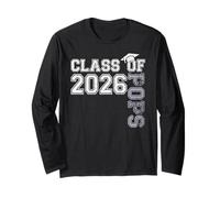 Proud Pops of A 2026 Graduate Senior Pops Grad Graduation Manga Larga