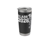 Proud Pops of A 2026 Graduate Senior Pops Grad Graduation Vaso térmico de acero inoxidable de doble pared