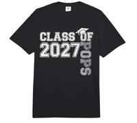 Proud Pops of A 2027 Graduate Senior 2027 Grad Graduation Comfort Colors Adult Heavyweight T-Shirt