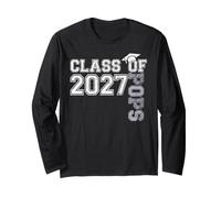 Proud Pops of A 2027 Graduate Senior 2027 Grad Graduation Manga Larga