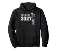 Proud Pops of A 2027 Graduate Senior 2027 Grad Graduation Sudadera con Capucha