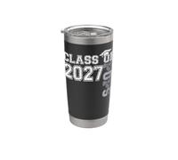 Proud Pops of A 2027 Graduate Senior 2027 Grad Graduation Vaso térmico de acero inoxidable de doble pared