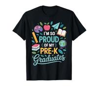 Proud Pre-K Graduate Teacher End of School Year Educator Camiseta