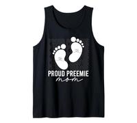 Proud Preemie Mom NICU Fighter Mother Gift Camiseta sin Mangas