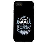 Proud Sister of Type 1 Diabetic Warrior Design Diabetes Carcasa para iPhone SE (2020) / 7/8