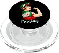 Proud Strong Iranian Girl Woman Girlfriend Iran Flag PopSockets PopGrip para MagSafe